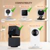2Pack Corner Wall Mount Bracket for Wyze Cam Pan V3/V2, Cam V4/V3/V2, Max Cover Both Sides of The House 300 Degrees Reduce Blind Spots, Indoor Outdoor Mount for Wyze Cam view 2