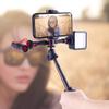 Kqcibz 1 Piece Rotatable Multifunctional for New Dual Cold Shoe Extension Bar Bracket for Camera Phone LED Light, Black&Red, 500319293 view 2