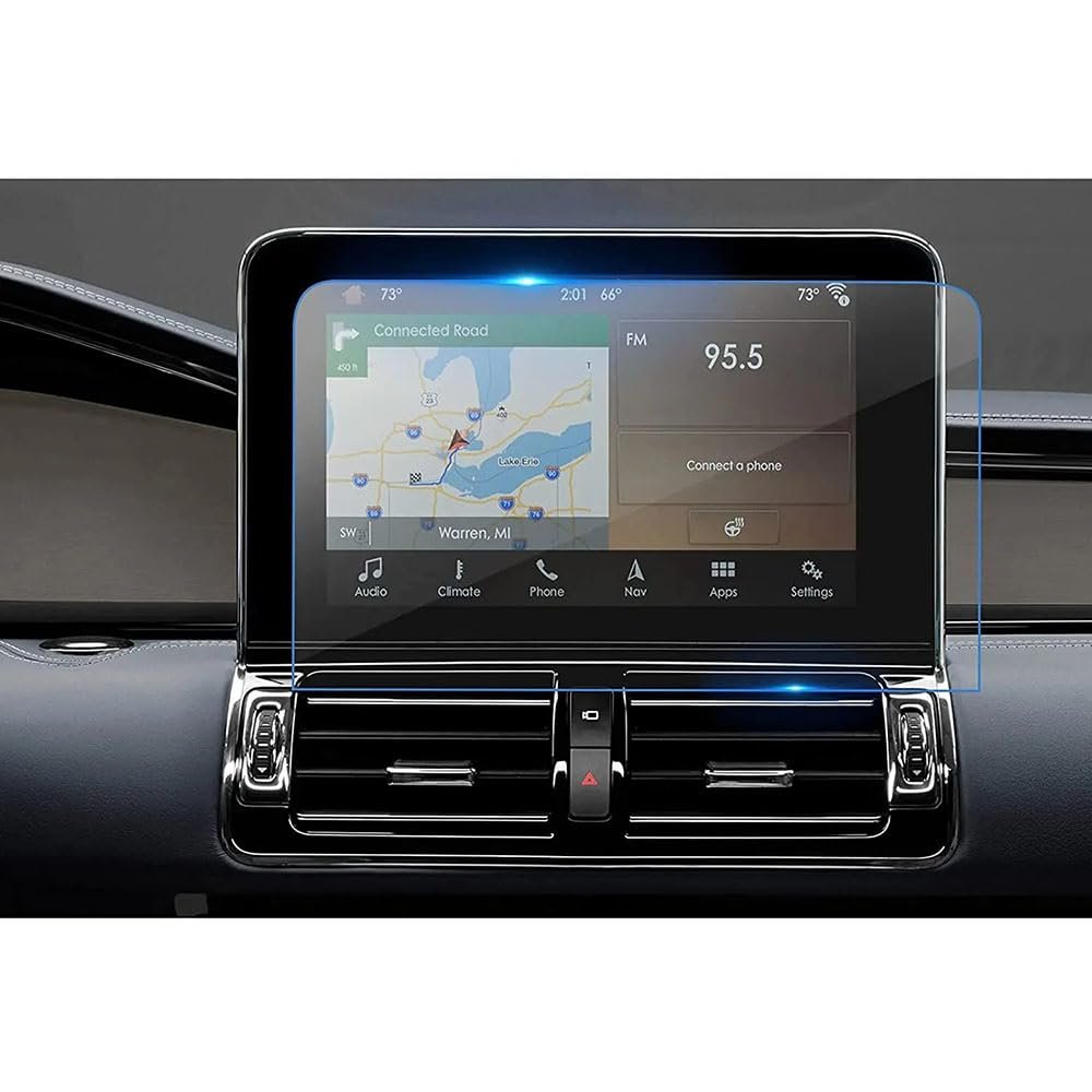 Conpert Screen Protector for Lincoln Navigator 3/2018-2021, 1Pcs 10" Car GPS Navigation Screen Protector