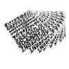 DirectNine Basics 10sheets Self-Adhesive Letter and Number Stickers Decorative Vinyl Alphabet and Number Labels for Crafting Mailbox Door Window and DIY Projects view 1