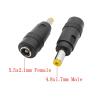 WENBIXIA 10Pcs DC Power Connector 5.5x2.1mm Female to 4.8x1.7mm Male Adapter Charging Interface Converter for Notebook Laptop view 3