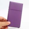 Soft Matte Silicone Protective Shell Skin Case Cover for Sony Walkman NW-ZX706 NW-ZX707 NW-ZX700 (Sand Purple) view 1
