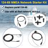 YMT Replace 124-69 NMEA Network Starter Kit,for NMEA 2000 Node Terminators,Connection with T Connector,Compatible with Lowrance N2K-Exp-Rd-2 Network Starter Kit view 2