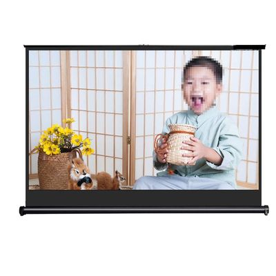 40 50 Inch 16:9 Portable Tabletop Projection Screen Matte White Fabric Fiber Glass Table Screen for Business Travel Cinema (Size : 40 inch)