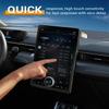 YEE PIN for 2021 2022 2023 2024 Ford Mustang Mach E Select/Premium/California Route 1/GT Screen Protector 15.5 Inch Infotainment Touch Screen Cover Guard Sensitive Ultra HD Clear Anti Scratch Smooth Touch 2 Pack view 3