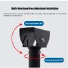 UQISOVI Security Camera Mount Bracket, Bullet Camera Mount Thickened Black Universal Camera Ceiling Mounting Bracket for CCTV Security Camera/IP Camera, I Type (Length 23.6-47.2inch) view 4