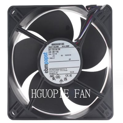 HGUOPIE for Ebm papst 4414/2HHP Axial Fan 24VDC 0.5A 12W 120x120x38mm PWM Cooling Fan