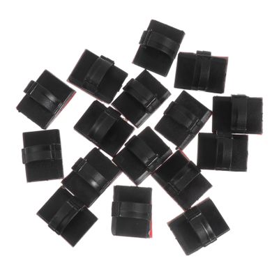 Homoyoyo 100pcs Cable Clips Adhesive Wire Holder Cord Organizer Clips Cord Management for Electronics Strong Hold
