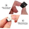 Homoyoyo 100pcs Cable Clips Adhesive Wire Holder Cord Organizer Clips Cord Management for Electronics Strong Hold view 2