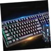jojofuny Gaming USB Keyboard and Mouse Luminous Mechanical Combo Ergonomic Design Stylish Black Wired Set for Computer Gaming Office Use and More view 3