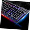jojofuny Gaming USB Keyboard and Mouse Luminous Mechanical Combo Ergonomic Design Stylish Black Wired Set for Computer Gaming Office Use and More view 4