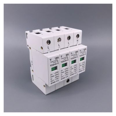 EQBVZZRD Arrester Device AC SPD 4P 20KA~40KA 275V House Surge Protector Protection Protective Low-Voltage Arrester Device