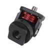 NovelGoal Camera Hot Shoe Monitor Flexible Tripod Adapter with Cold Shoe Mount Suitable for Microslr DSLRs with Hot/Cold Shoe Grooves Hero 13 Camera Protective Frames (No Pin,Red) view 3