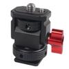 NovelGoal Camera Hot Shoe Monitor Flexible Tripod Adapter with Cold Shoe Mount Suitable for Microslr DSLRs with Hot/Cold Shoe Grooves Hero 13 Camera Protective Frames (with Screws,Black) view 1