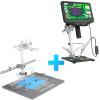 Andonstar AD409 Pro HDMI Digital Microscope with Endoscope+Andonstar Plus Microscope Extension Base and Soldering Tool Kit view 1
