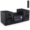 Pyle CD/DVD P.M.P.O Stereo System, 3-pc Wireless BT Streaming 6 Ohm Two-Way Wooden Speaker Box and Subwoofer, Digital Amplifier IC with MP3, USB, FM Radio, Bass Reflex Speaker view 1