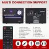 Pyle CD/DVD P.M.P.O Stereo System, 3-pc Wireless BT Streaming 6 Ohm Two-Way Wooden Speaker Box and Subwoofer, Digital Amplifier IC with MP3, USB, FM Radio, Bass Reflex Speaker view 2