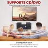 Pyle CD/DVD P.M.P.O Stereo System, 3-pc Wireless BT Streaming 6 Ohm Two-Way Wooden Speaker Box and Subwoofer, Digital Amplifier IC with MP3, USB, FM Radio, Bass Reflex Speaker view 4