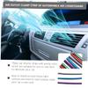 Gatuida 15Pcs Car Air Vent Decor Clips, PVC Interior Trim Accessories view 3