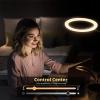 UBeesize 10" Ring Light with Overhead Phone Mount, LED Selfie Light with Stand and Phone Holder, Desk Light for iPhone, Desk Tripod for Video Recording, YouTube, TikTok, Live Stream, Cooking, Vlog view 3
