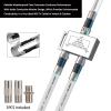 RELIAGINT 40ft RG6 Coaxial Cable White, 75 Ohm Coax Cable with F Connector & F81 Double Female Coupler, Low Loss High-Speed TV Antenna Extension Cord for HD TV, Satellite & Dish view 3