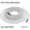 RELIAGINT 40ft RG6 Coaxial Cable White, 75 Ohm Coax Cable with F Connector & F81 Double Female Coupler, Low Loss High-Speed TV Antenna Extension Cord for HD TV, Satellite & Dish view 4