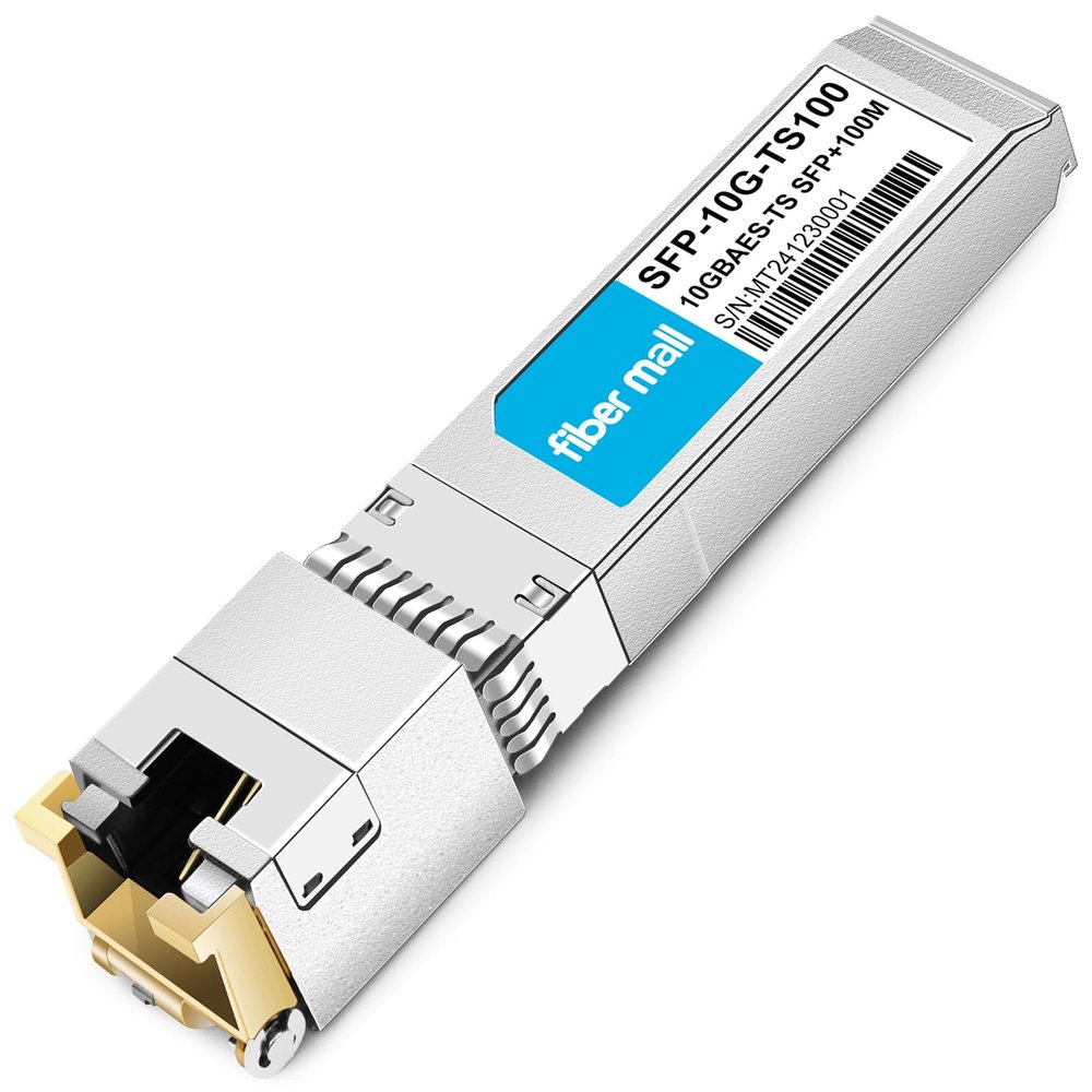 10G SFP+ to RJ45 Copper 100m Transceiver Module for Dell GP-10GSFP-T100 10GBASE-T SFP+ 100m RJ45 Cat6a/7