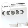 Cabilock 1 Set Self-Adhesive Moon Mirror Wall Decor DIY Phases of Moon Home Decoration Modern for Bedroom Living Room and Nursery view 3