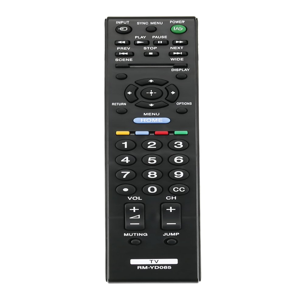 RM-YD065 Replace Remote Controller Compatible with Sony Bravia LCD HDTV KDL-22BX320 KDL-22BX321 KDL-32BX320 KDL-32BX420 KDL-32BX321 KDL-32BX421 KDL-40BX420B KDL-40BX420 KDL-40BX421 KDL-46BX420, Black