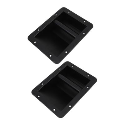 COOLHIYA 2pcs Plastic Recessed Speaker Handles for Audio Cabinet Accessories for Stage Speakers and Loudspeakers