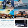 Power Inverter 3000W/4000W/5000W Pure Sine Wave Inverter 12V/24V/48V/60V/72V DC to 110V/220V/230V AC,Car Power Inverter AC Outlets, LCD Display, for Vehicle, Road Trips,Camping (Color : 5000W, Size view 3