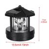 LGRFUXIN Lighthouse Solar Lights, 360 Degree Rotating Lamp Beacons Waterproof Statue Rotating Lights for Garden Yard Outdoor Decor,Black view 3