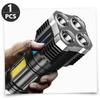COOLHIYA 1pc USB Rechargeable Portable Flashlight Led Handheld Light for Home Use and Emergency Situations Light Modes Lightweight Design Sturdy Construction view 4