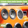 ACROPIX Universal 4" 6.5" Speaker Grills Cover Mesh Round 4 inch 6.5 inch Audio Speaker Subwoofer Guard Protector Case with Mounting Screws Iron Plated Silver Tone - Pack of 4 view 2