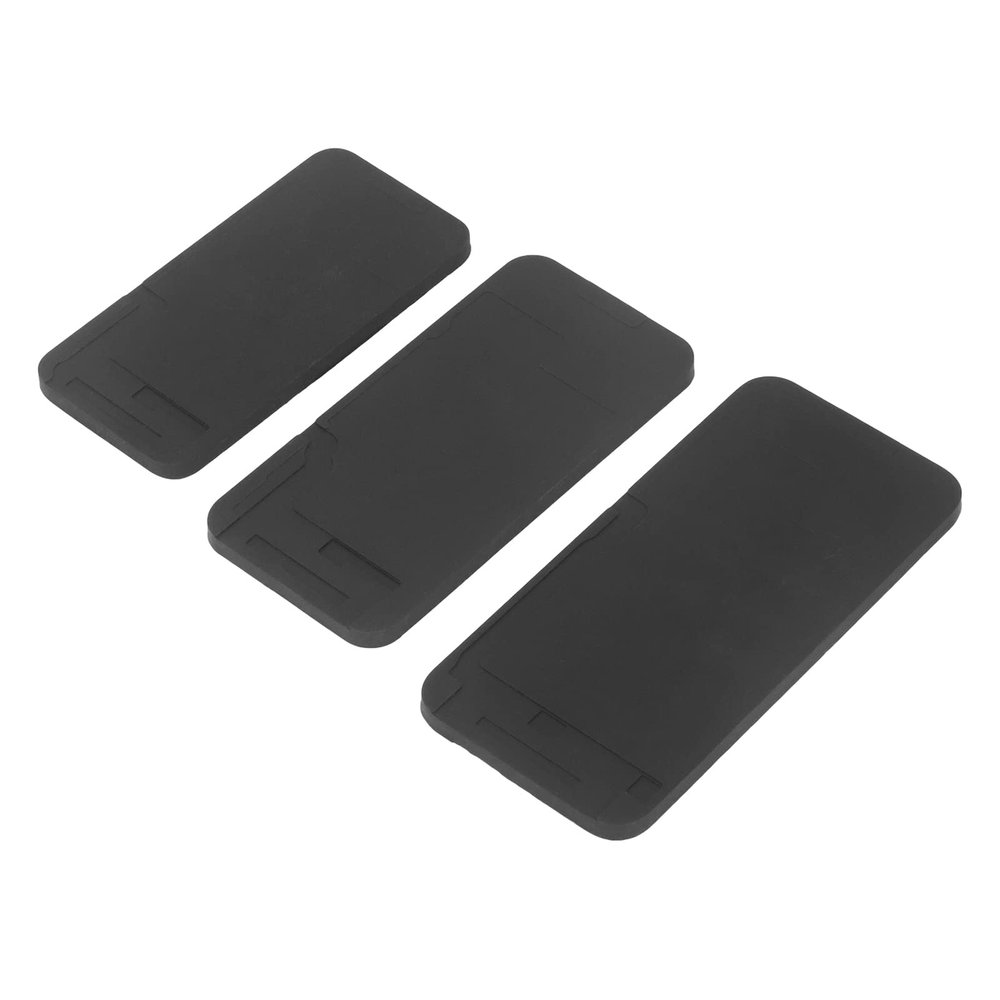 XHTLLO 3Pcs LCD Screen Adsorption Pad for Mobile Phone Screen Repair, Temperature Resistant Rubber Mats