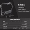 DirectNine Basics Nitze Camera Cage Arca Plate Design,Compatible with Canon R6 Mark II/ R5 C/ R5/ R6 Camera, blak, T-C04A view 3