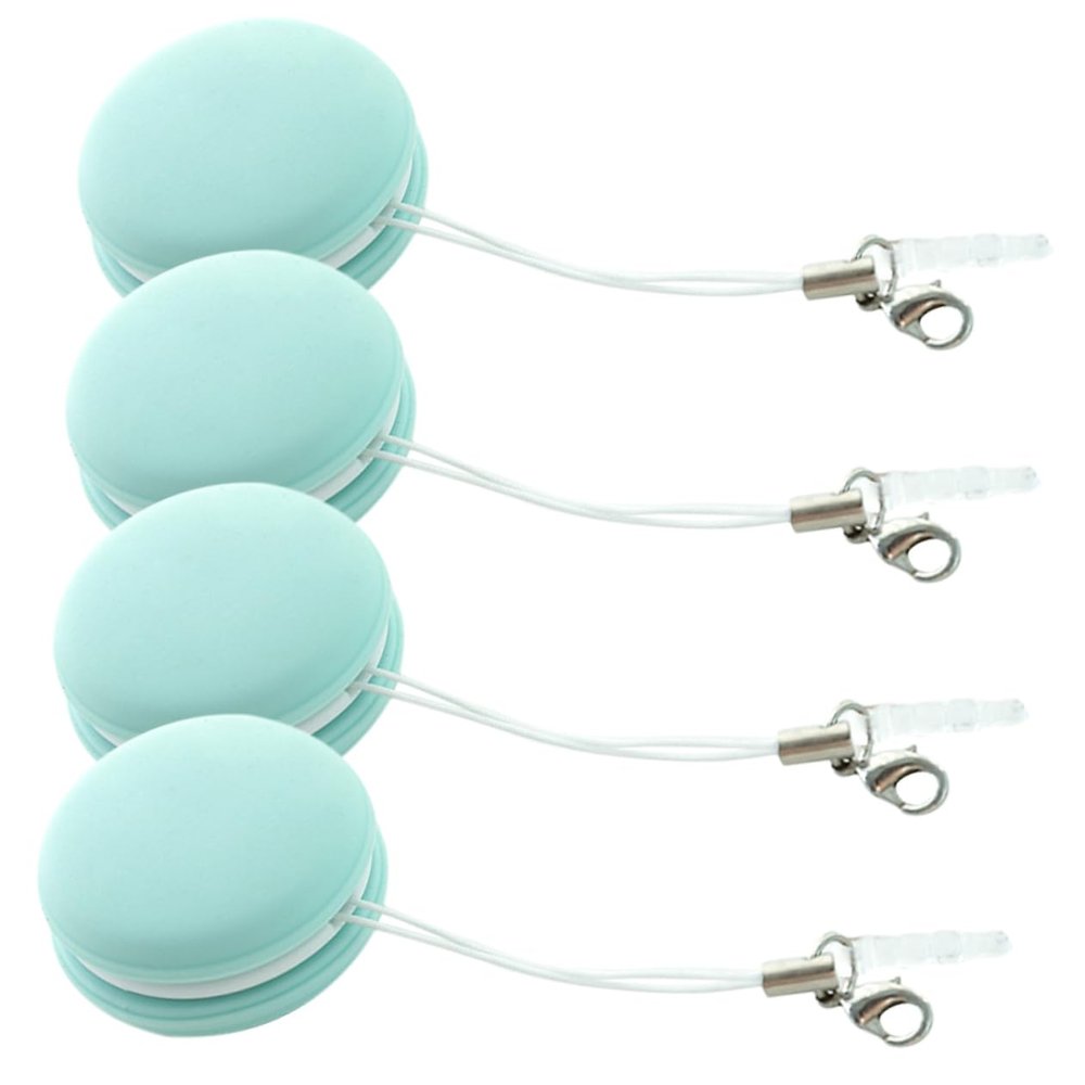 KOMBIUDA 4pcs Macaron Shape Screen Portable Cleaning Cloths for Mobile Phones Tablets and Eyeglasses Dust and Fingerprint for All Touchscreen Devices