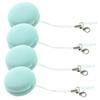 KOMBIUDA 4pcs Macaron Shape Screen Portable Cleaning Cloths for Mobile Phones Tablets and Eyeglasses Dust and Fingerprint for All Touchscreen Devices view 1