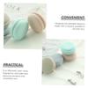 KOMBIUDA 4pcs Macaron Shape Screen Portable Cleaning Cloths for Mobile Phones Tablets and Eyeglasses Dust and Fingerprint for All Touchscreen Devices view 4