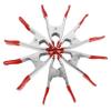 UKCOCO Essential Camping Tools 6 Pack Alligator Clamps for Tent Steel Clips Clamps for Electricity Work view 1