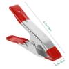 UKCOCO Essential Camping Tools 6 Pack Alligator Clamps for Tent Steel Clips Clamps for Electricity Work view 3