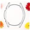 DOITOOL Small Silicone Watch Cover for Active Lightweight Protective Case with Precise Cutouts Easy Installation and Scratch Resistance Transparent White view 4