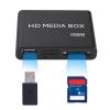 BTSEURY 1080P Media Player,Auto Playback Full HD Mini Box Media Player Digital Signage TV MP4 Video Player Box Support USB MMC RMVB MP3 AVI MKV (US Plug) view 3