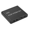BTSEURY 1080P Media Player,Auto Playback Full HD Mini Box Media Player Digital Signage TV MP4 Video Player Box Support USB MMC RMVB MP3 AVI MKV (US Plug) view 4