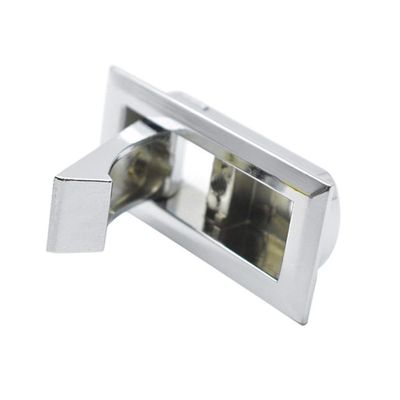AthuAh Recessed Pulls, Alloy Square Concealed Handle Embedded Concealed Handle Cabinet Door Invisible Handle