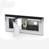 AthuAh Recessed Pulls, Alloy Square Concealed Handle Embedded Concealed Handle Cabinet Door Invisible Handle view 3