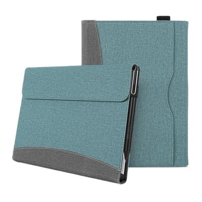 SOENS Tablet Case Suitable for Microsoft Surface Pro 7 Plus, Surface Pro 7 6 5 4 3 - Portfolio Business Cover with Pocket (Color : Blue, Size : for Surface Pro 7 Plus)