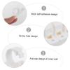 Homoyoyo Cable Holder Clip Set 20pcs Adhesive Cord Clips for Desk Wire Clamp Holders view 4