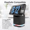 iHome Bluetooth Speaker with Wireless Charger, Charging Station with Color Changing Night Light - Dark Gray (iPBT50DG) view 4