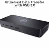 Dell D3100 Docking Station Bundle - Dual Monitor USB 3.0 Ultra HD/4K Support - Includes HDMI Cable, 65W Power Adapter, Ethernet Cable & Microfiber Cleaning Cloth (Renewed) view 2